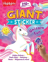 Giant Sticker Unicorn Fun - Édition anglaise