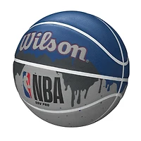 Ballon de basket gris NBA Drv Pro Drip de taille officielle
