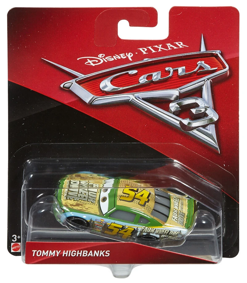 Disney/Pixar Les Bagnoles 3 - Véhicule en métal moulé sous pression - Tommy Highbanks. - Édition anglaise
