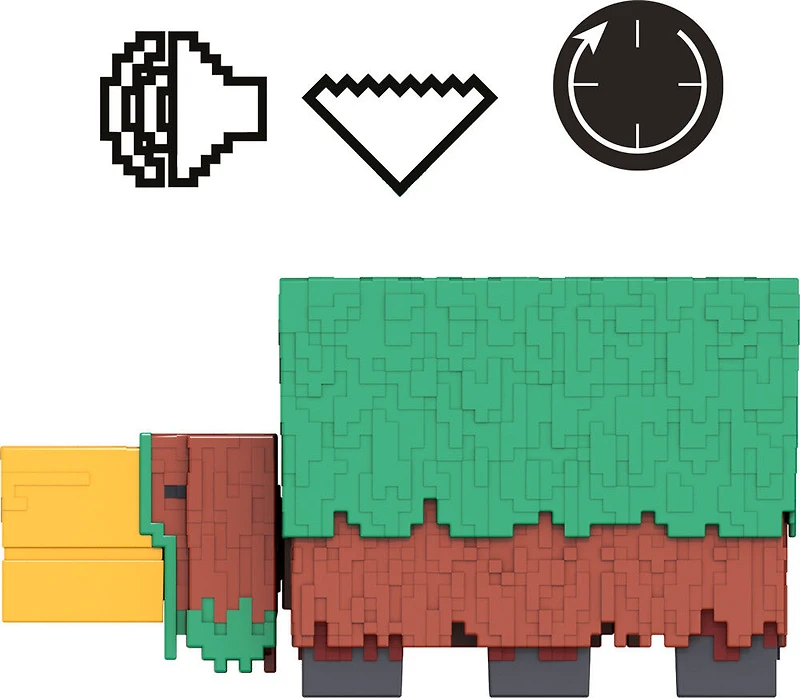 Minecraft Sniffer Action Figure, 3.25-in Scale & Game-Accurate Sounds