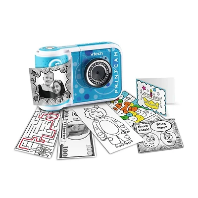 VTech KidiZoom PrintCam, High-Definition Digital Camera for Photos and Videos, Instant Prints, Flip-Out Selfie Camera