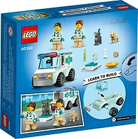 LEGO City Vet Van Rescue 60382 Building Toy Set (58 Pieces)