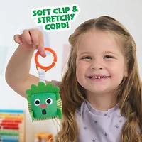 Monstre en peluche sensoriel super simple Hugo (vert) avec plus de 5 fonctionnalités sensorielles