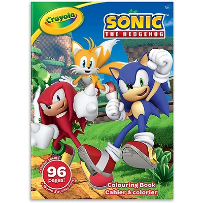 Crayola 96 Page Colouring Book, Sonic The Hedgehog