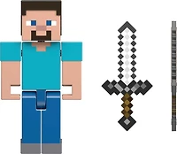 Minecraft-Figurine Steve-Figurine articulée 8 cm, jouets pour enfants