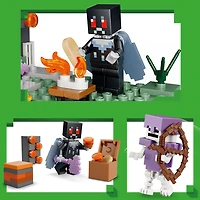 LEGO Minecraft Le Jardin Pâle - Ensemble de Construction en Briques - Jouet de Jeu de Biome avec Figurines Minecraft - 21586