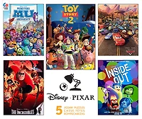 Ceaco: Disney Pixar 5 in 1 Multi Pack Puzzle (2 x 300 pc, 2 x 550 pc and 1 x 750 pc)