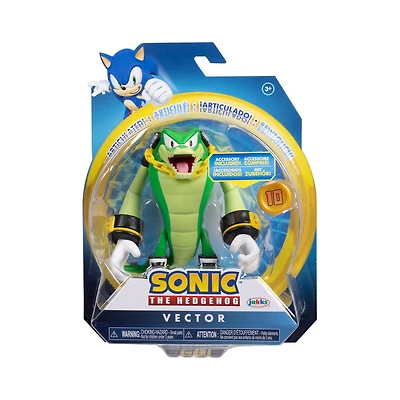 Sonic 4 Inch Figure - Vector with Super Ring