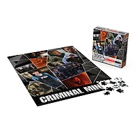 Criminal Minds, 300-Piece Jigsaw Collage Puzzle Spencer Aaron Derek Emily FBI Crime TV Show with Collectible Poster