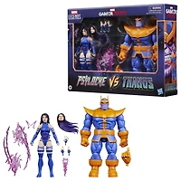 Marvel Legends Series Gamerverse Psylocke contre Thanos, figurines de collection