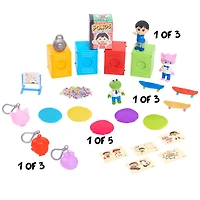 Casiers de Surprises Empilables de Ryan's World, Cinq Casiers Remplis de Surprises - Édition anglaise