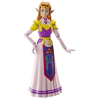  Nintendo -  Figurines de 4 pouces Monde de Nintendo Vague 7 - Princesse Zelda avec Ocarina