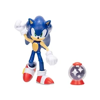  Figurine de 4 pouces Sonic - Sonic avec Boîte d'objet invincible