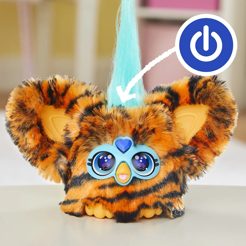 Furby Furblets Ty-Bee, mini tigre en peluche