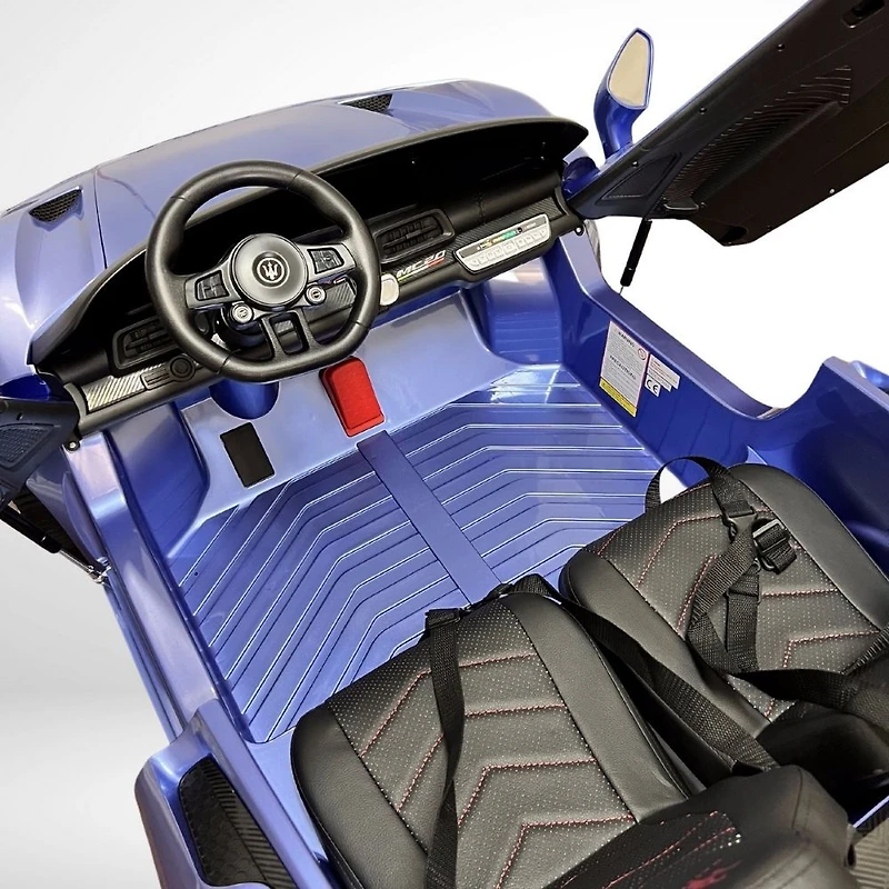 KidsVip 24V Maserati MC20 4WD W/RC- Cornflower Blue - English Edition