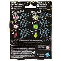 Beyblade X Chain Incendio 5-60HT and Arrow Wizard 4-60N Top Dual Pack Set