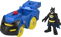 DC Super Friends-Coffret Batman et Batmobile Head Shifters-Imaginext