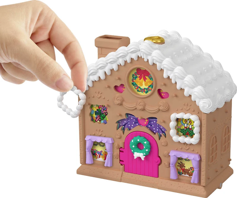 Polly Pocket-Calendrier de l'Avent Maison en pain d'épices-surprises