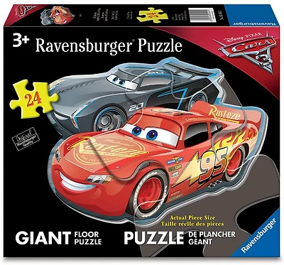 Ravensburger - Cars 3: Voitures de courses casse-tête 24 pc