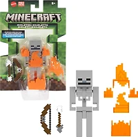 Collection de figurines et d'accessoires Minecraft Skeleton