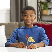 Marvel Spider-Man, figurine Deluxe Spider-Man Toile tornade inspirée du film