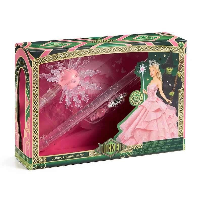 The Noble Collection Wicked Bubble Wand De Glinda - Édition anglaise