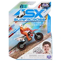 Supercross, Authentic Kevin Windham 1:24 Scale Die-Cast Motorcycle with Rider Figure, for Kids and Collectors