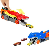 HotWheels-Coffret Transporteurs de Combat Créatures HWC-10voitures