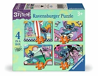 Children's Puzzle Disney Stitch - 12 + 16 + 20 + 24 Pieces Puzzle