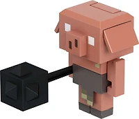 Minecraft Legends Piglin Figurine articulée avec fonctions d'attaque et accessoire