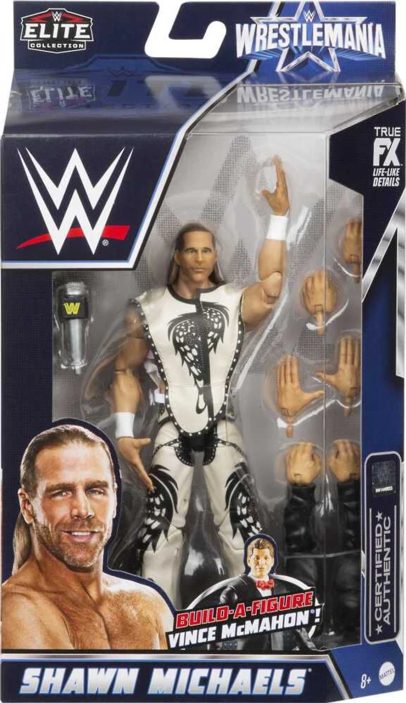 WWE WrestleMania Shawn Michaels Elite Collection Action Figure