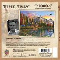 MasterPieces Collection Time Away - Vue de l'aigle - Pêcher 1000 Pc Casse-tête par Dominic Davidson - Édition anglaise