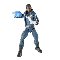 Marvel Legends Series, figurine de collection de 15 cm Blue Marvel en costume des Ultimates, 4 accessoires et 1 pièce Build-a-Figure