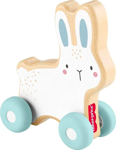 Fisher-Price Wooden Push-Along Bunny