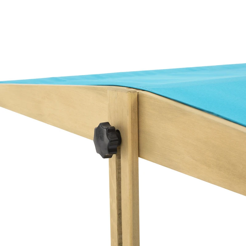 Carré de sable en bois avec pare-soleil TP