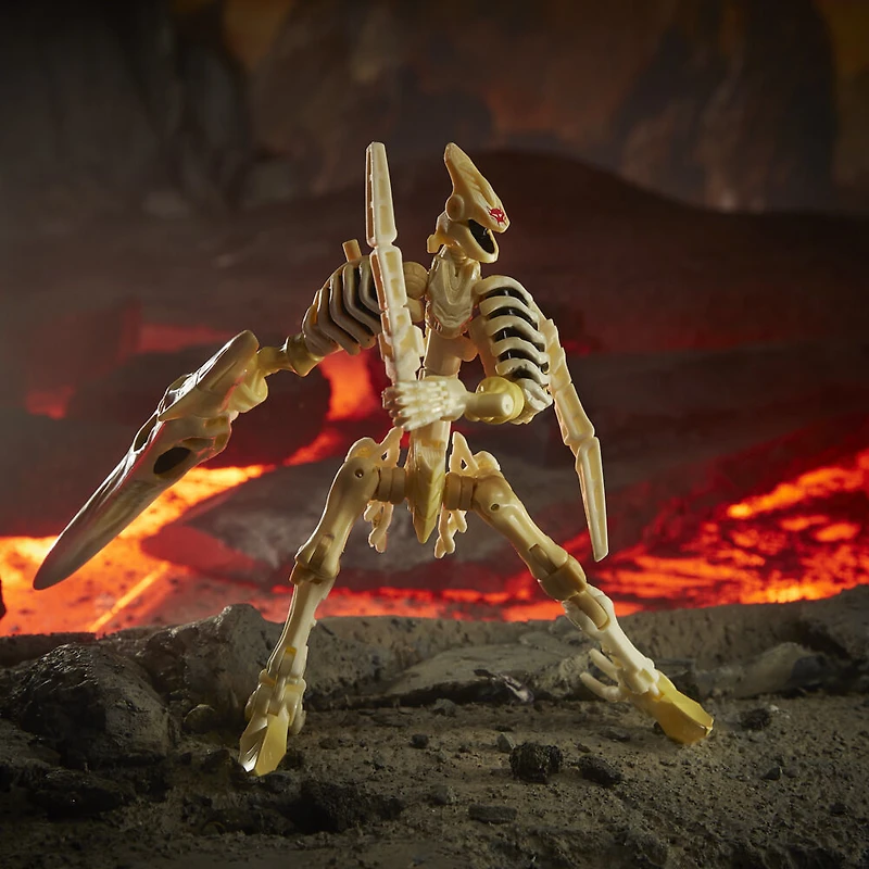 Transformers Generations War for Cybertron: Kingdom, figurine WFC-K25 Wingfinger Fossilizer classe Deluxe