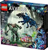 LEGO Avatar Neytiri and Thanator vs. AMP Suit Quaritch 75571 (560 Pieces)