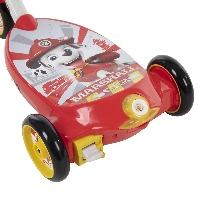 PAW Patrol Marshall Kids' Bubble Scooter Battery Ride-On, Red, 6V