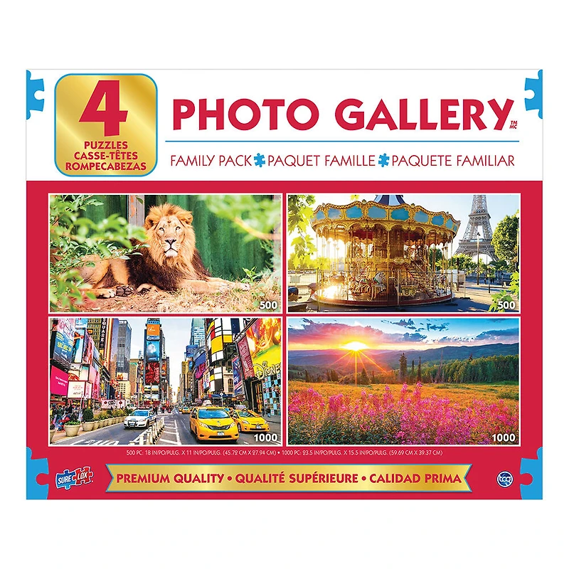 Sure-Lox 4 In 1 Art Gallery Multipack Puzzles
