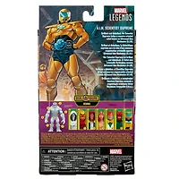Marvel Legends Series, figurine de collection A.I.M. Scientist Supreme de 15 cm, 1 accessoire et 1 pièce Build-a-Figure