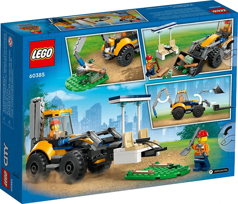 LEGO City Construction Digger 60385 Building Toy Set (148 Pieces)