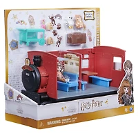 Wizarding World Harry Potter, Magical Minis Hogwarts Express Train Toy Playset with 2 Exclusive Figures, 10 Accessories