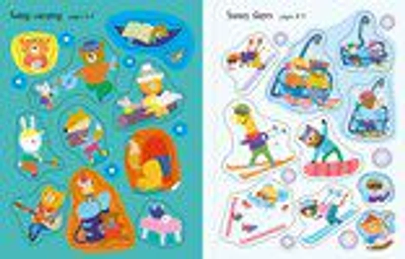First Sticker Book Holiday - English Edition