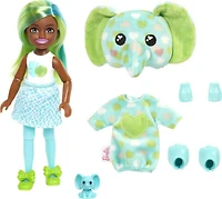 Barbie Chelsea Cutie Reveal Série Jungle-Poupée éléphant