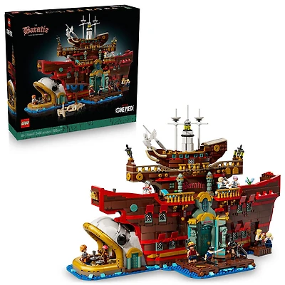 LEGO ONE PIECE The Baratie Floating Restaurant 3D Puzzle for Adults, 18+ - 75640