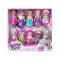 Zuru Sparkle Girlz Little Friends Set of 10 Dolls (Styles May Vary) - R Exclusive