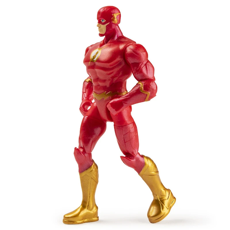 DC Comics, Figurine articulée THE FLASH de 10 cm avec 3 accessoires mystère