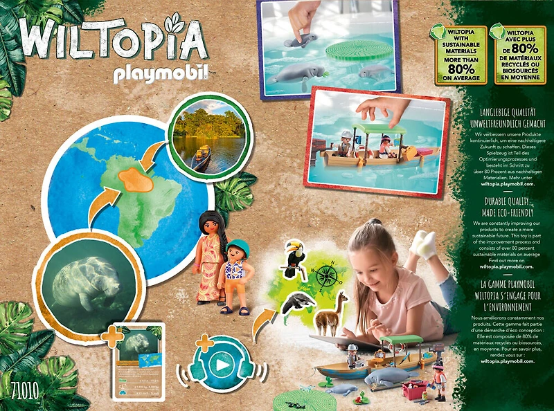 Playmobil - Pirogue et lamantins