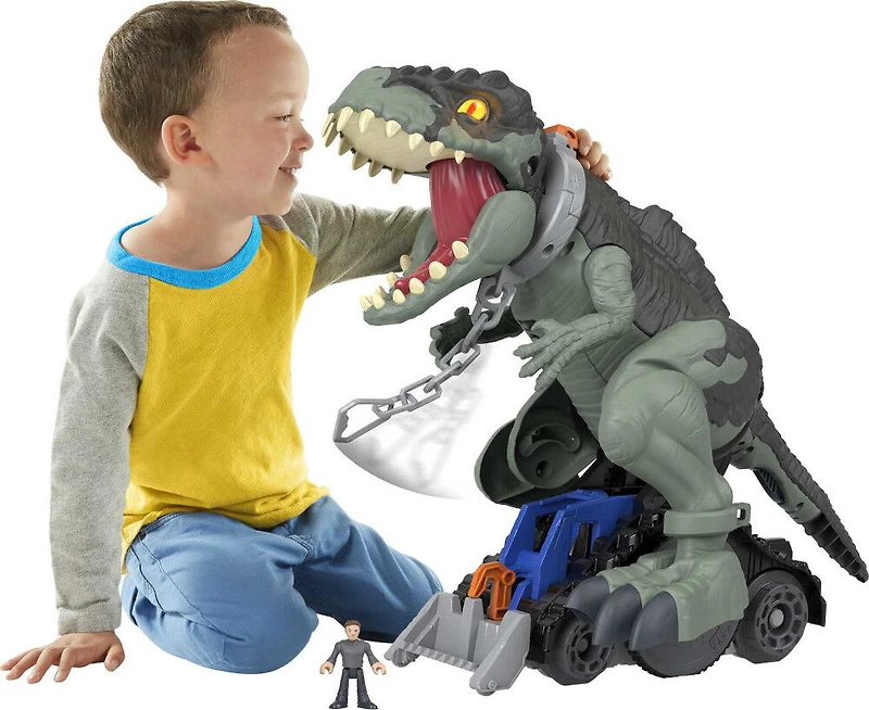 Imaginext - Jurassic World Dominion - Dino Giga Méga piétinement et combat