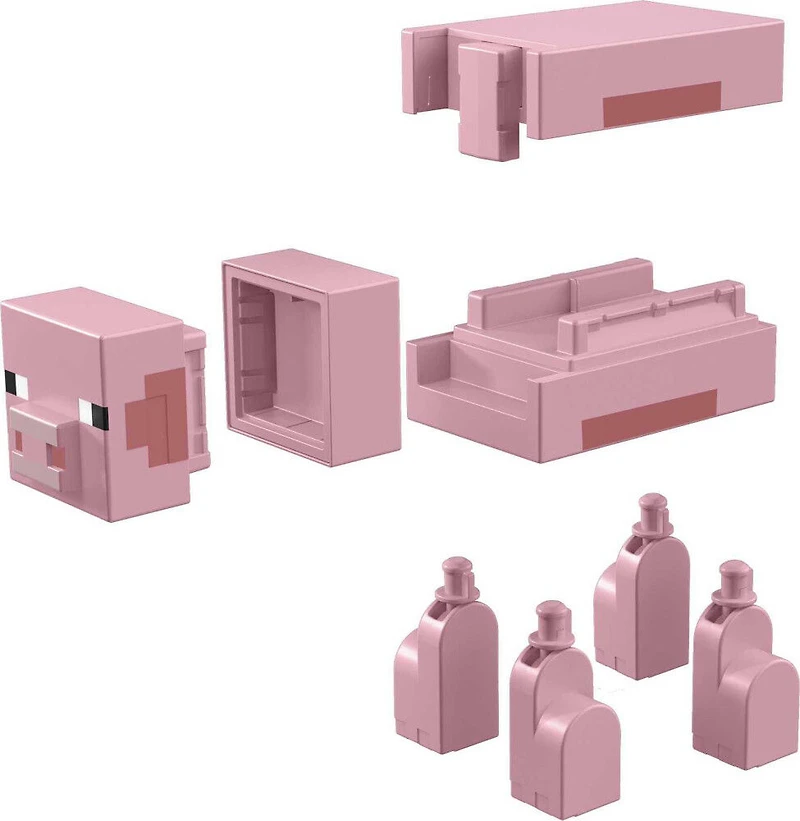 Minecraft- Figurine Cochon à Construire
